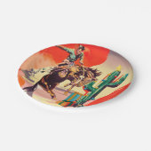 クリスマス・ロデオ ペーパープレート (アングル)