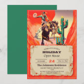 クリスマス・ロデオ 招待状 (正面/裏面)