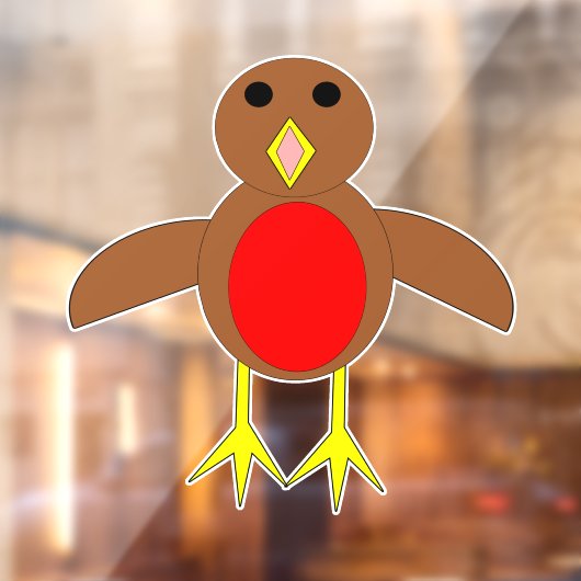 クリスマス・ロビン ウィンドウサイン (シート2)