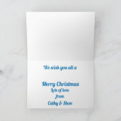 クリスマス・ロビン カード (内部)