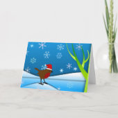 クリスマス・ロビン カード (正面)