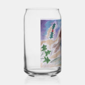 クリスマス・ロビン ガラス缶 (正面)