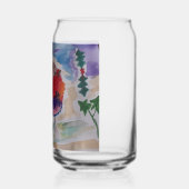 クリスマス・ロビン ガラス缶 (裏面)