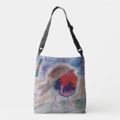 クリスマス・ロビン クロスボディバッグ (裏面)