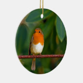 クリスマス・ロビン セラミックオーナメント (右)