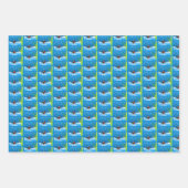 クリスマス・ロビン ラッピングペーパーシート (正面3)