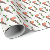 クリスマス・ロビン ラッピングペーパー (ロールコーナー)