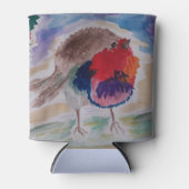 クリスマス・ロビン 缶クーラー (正面)