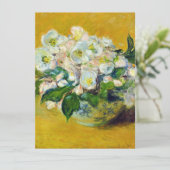 クリスマス・ローズ(クロード・モネ作) カード (スタンド正面)