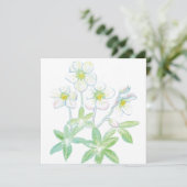 クリスマス・ローズ、ヘレボルス・ニゲル カード (スタンド正面)