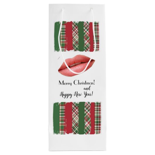 クリスマス! ワインギフトバッグ (裏面)