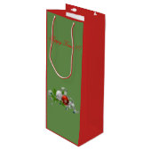 クリスマス ワインギフトバッグ (正面アングル)