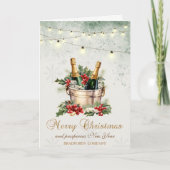 クリスマス ワインボトル ストリングライト (正面)