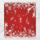 クリスマス ワインラベル (シングルラベル)