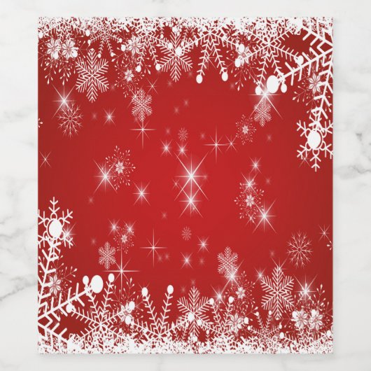 クリスマス ワインラベル (シングルラベル)