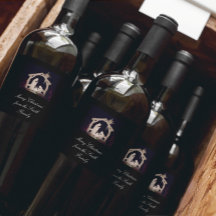 クリスマス・ワインラベル