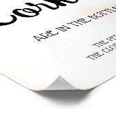 クリスマス ワイン栓 いくつ？ ブライズシャワー 看板 ポスター (角)