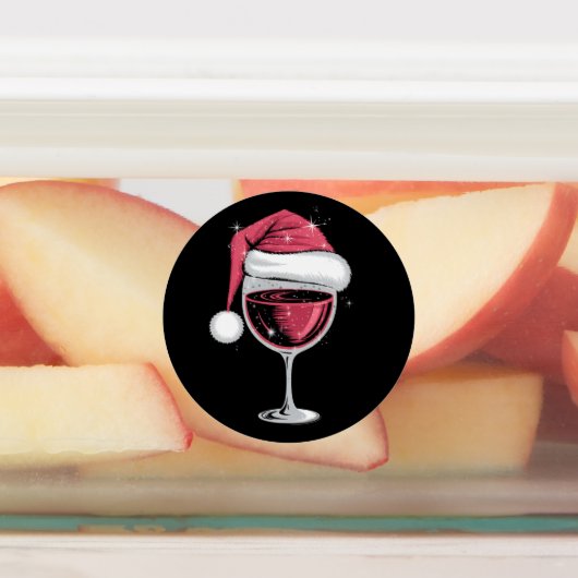 クリスマス ワイン グラス 面白い ラベル (貼付)