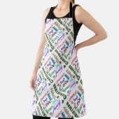 クリスマス·ワード·アート エプロン (インサイチュ)