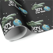 クリスマス ワールド グローブ オーナメント 星付き ラッピングペーパー (ロールコーナー)