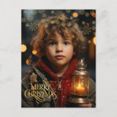 クリスマス.ヴィンテージおめでとう。 ポストカード (正面)