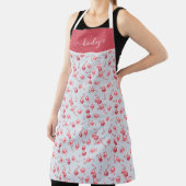 クリスマス|ヴィンテージキャンディーの杖の柄 エプロン (インサイチュ)