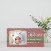 クリスマス – ヴィンテージ写真縁ど付き- (スタンド正面)