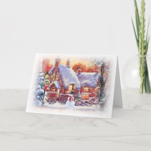 クリスマス ヴィンテージ カード (正面)