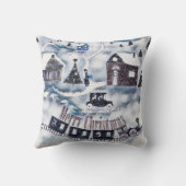 クリスマス，ヴィンテージ, クッション (裏面)