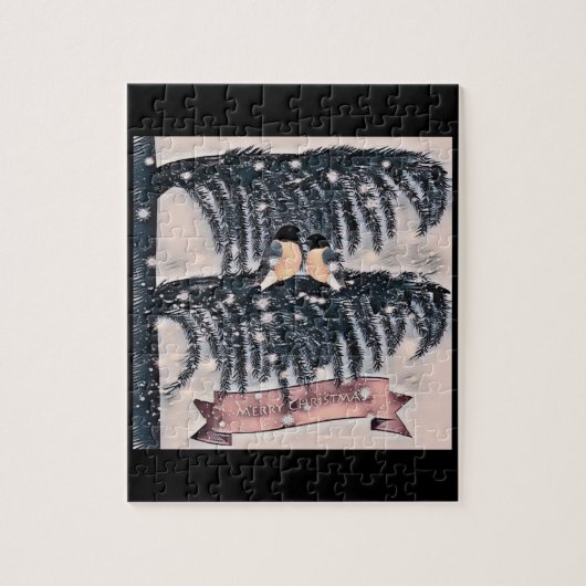 クリスマス、ヴィンテージ ジグソーパズル (縦)