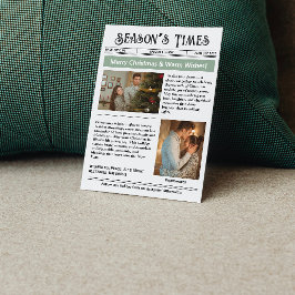 クリスマス ヴィンテージ ニュースレター アーカイブ フォト コラージュ