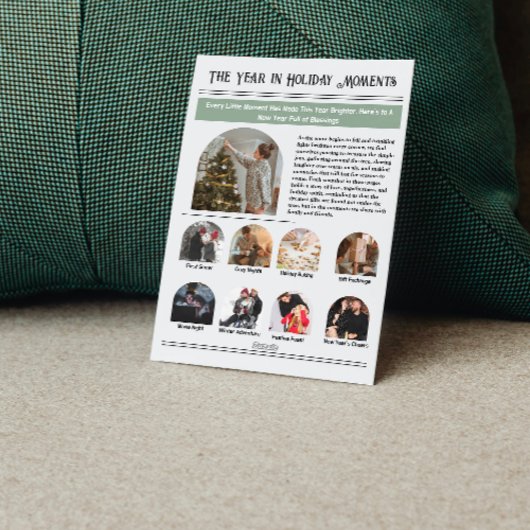 クリスマス ヴィンテージ ニュースレター アーカイブ フォト コラージュ