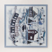 クリスマス,ヴィンテージ,冬,休日,レトロ ジグソーパズル (横)