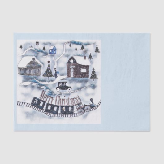 クリスマス、ヴィンテージ 薄葉紙 (正面)