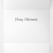 クリスマス 三つ折りクリスマスカード (内部中)