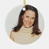 クリスマス 世界で最高の姉妹の定義 フォト セラミックオーナメント (正面)