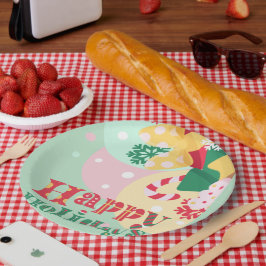 クリスマス 事務室 パーティー 備品 ペーパープレート