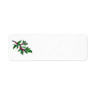 クリスマス/休日の住所 シール