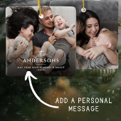 クリスマス/休日の家族の名前とメッセージ2 – 写真 セラミックオーナメント