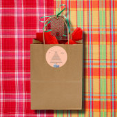 クリスマス，休日，モダンクリスマス，休暇シーズン，C20 ラウンドシール