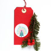 クリスマス，休日，モダンクリスマス，休暇シーズン，C5 ラウンドシール