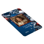 クリスマス、休日、私はおばあちゃんを愛している マグネット (右側)