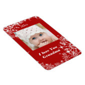 クリスマス、休日、私はおばあちゃんを愛している マグネット (右側)