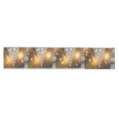 クリスマス,休日,雪片,金ゴールド,輝き ミディアムテーブルランナー (横)