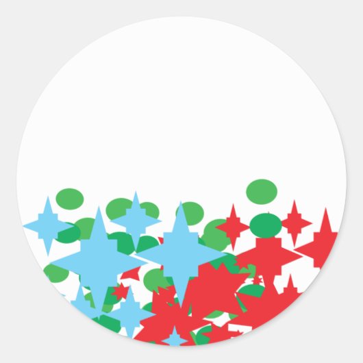 クリスマス – 住所 シール (正面)