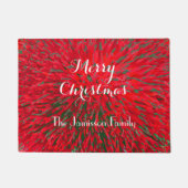 クリスマス 個人名入り 玄関マット 玄関マット (正面)