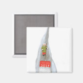 クリスマス 元旦 マグネット (正面/裏面)