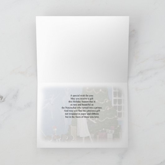 クリスマス、先生、くるみ割りバレエ シーズンカード (内部)