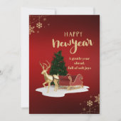 クリスマス 先生 感謝 赤 ギフト カード ホルダー (正面)