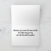 クリスマス「全マイル」 カード (内部)